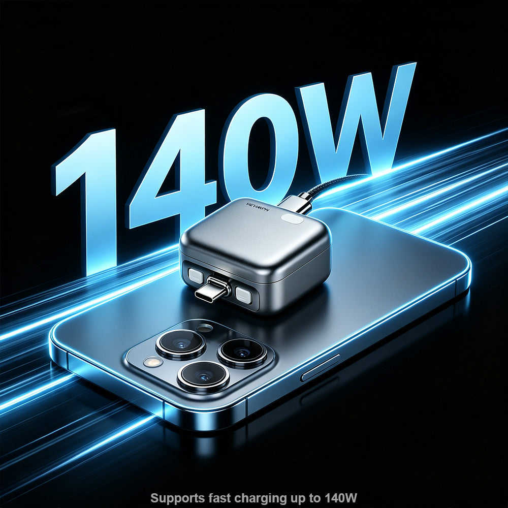 🔋 USB-C Smart Auto Stop Charging Adapter (140W Fast Charging)